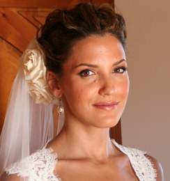 Avril Lipsky wedding make-up photo